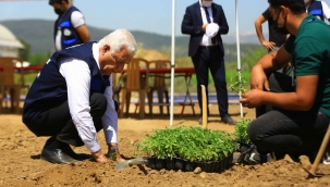 Ata tohumları toprakla buluştu
