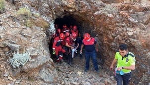 Atıl durumdaki maden ocağı kuyusuna düştü, 3 saatte kurtarıldı