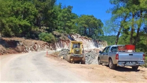 Büyükşehir, Gökben ve Kabağaç Mahallelerinin bağlantı yolunu genişletiyor