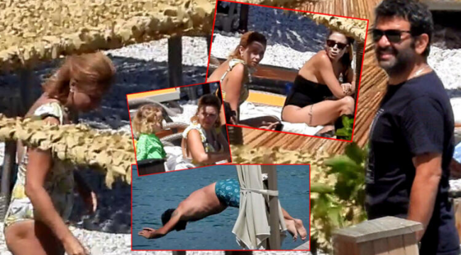 Ceyda Düvenci ile Bülent Şakrak Bodrum tatilinde!
