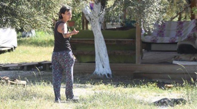 Efsane rockçu Özlem Tekin, köyde şalvarlı yaşıyor