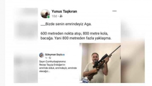 Fethiye'de Din Kültürü Öğretmeninden Soylu'ya silahlı destek mesajı