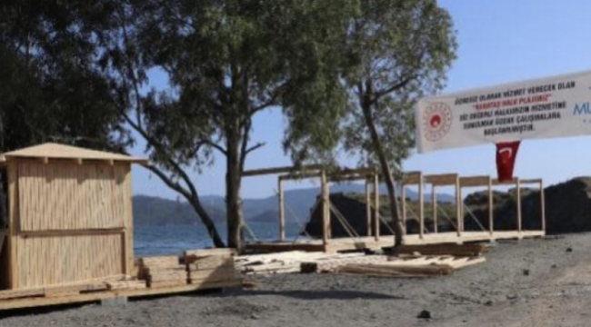 Fethiye halkı plajında yapılaşmaya karşı çıktı