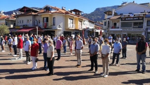 Göcek’te 19 Mayıs Atatürk’ü Anma,Gençlik ve Spor Bayramı Kutlandı.