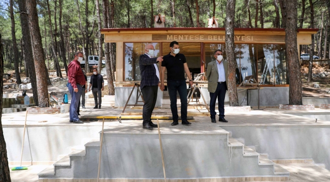 Kızıldağ Mesire alanında çalışmalar sürüyor