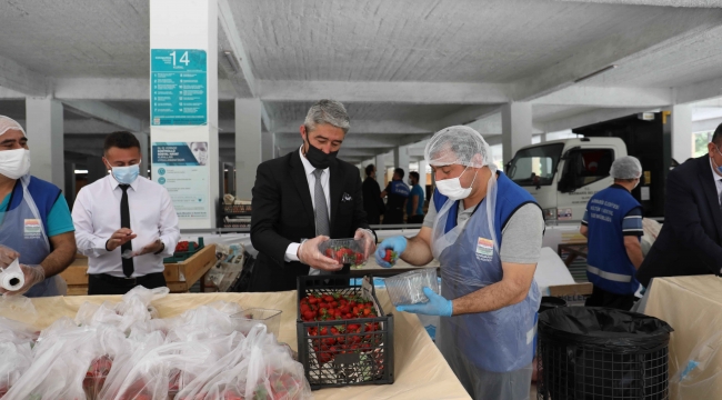 Marmaris Belediyesi üreticinin yüzünü güldürüyor