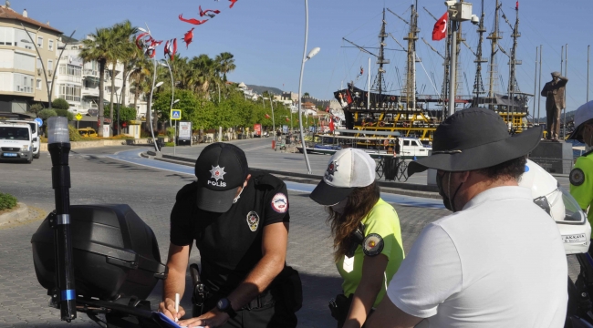 Marmaris’te bayram denetimlerinde 1 günde 55 bin lira ceza kesildi