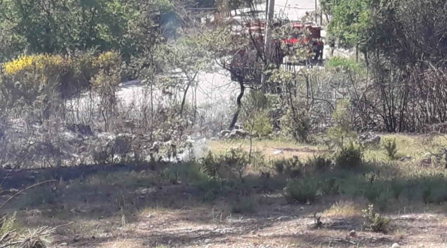 Seydikemer’de zeytin bahçesinde çıkan yangın söndürüldü