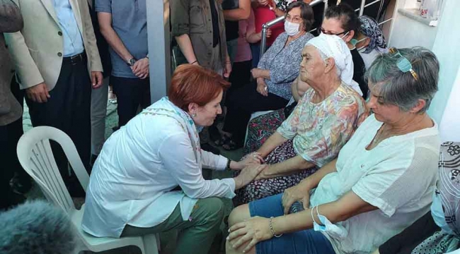 Akşener’den orman şehidine taziye ziyareti