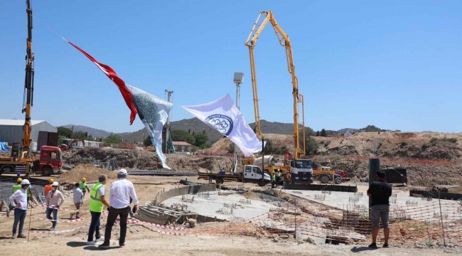 Başkan Gürün, Bodrum’un en büyük Arıtma Tesisi'nin temelini attı