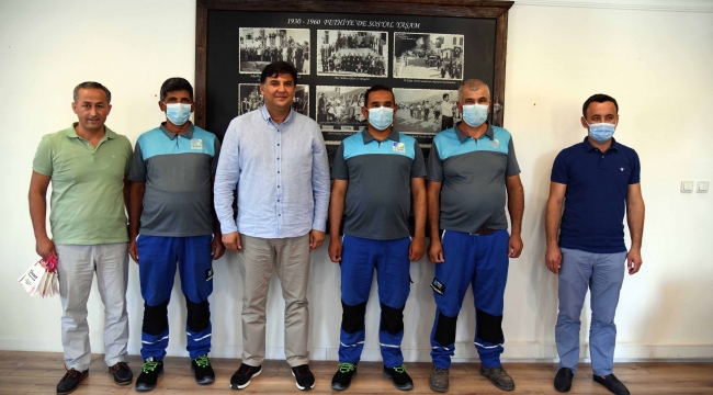 Belediye Başkanı Karaca, gönlü güzel temizlik işçilerini ödüllendirdi