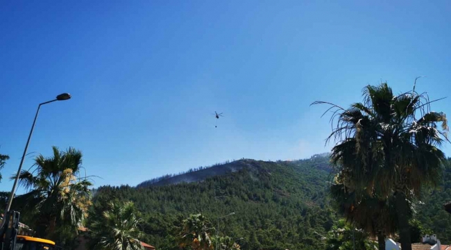 Marmaris’teki orman yangını kontrol altına alındı