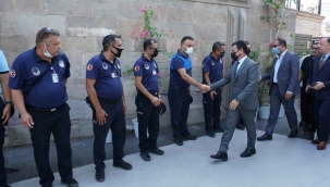 Başkan Ahmet Aras, personeli İle bayramlaştı