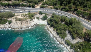 Bayram öncesi trafik havadan denetlendi