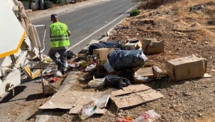 Bir günde onlarca ton atık toplandı