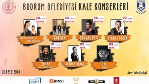 Bodrum Belediyesi kale konserleri başlıyor