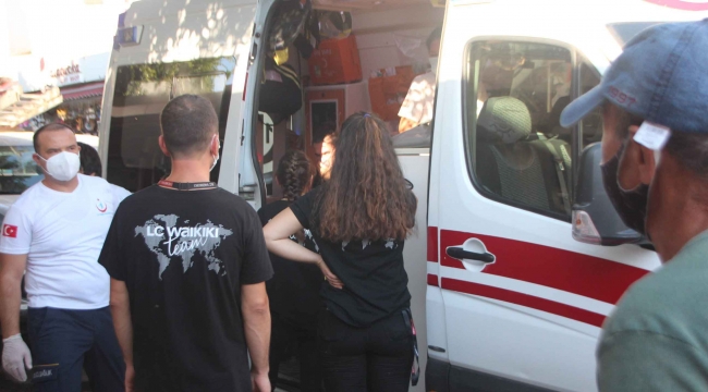 Bodrum çarşısında yangın paniği