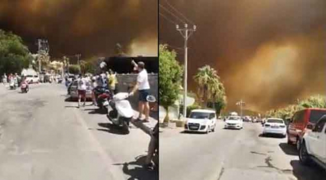 Bodrum'da yangınlar büyüyor, bazı ev ve oteller tahliye ediliyor