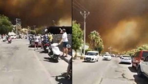 Bodrum'da yangınlar büyüyor, bazı ev ve oteller tahliye ediliyor