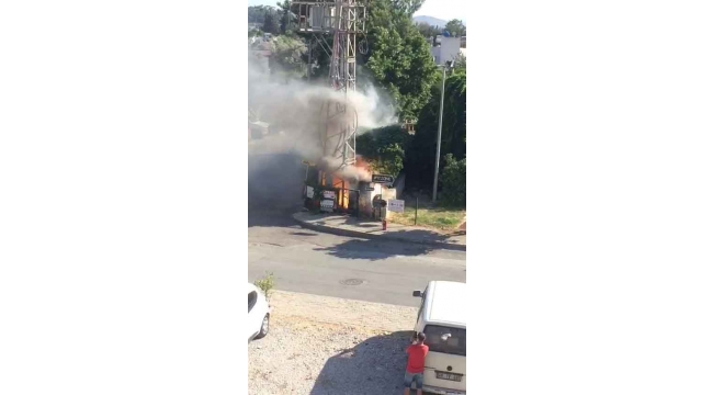 Bodrum'daki trafo yangını tedirgin etti