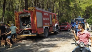 Büyükşehir itfaiye ekipleri canla başla görev başında