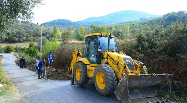 Büyükşehir Menteşe’de 8 Mahalleye kanalizasyon hattı yapıyor