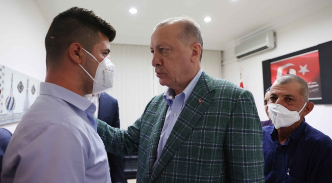 Cumhurbaşkanı Erdoğan’dan Şahin Akdemir'in ailesine taziye ziyareti