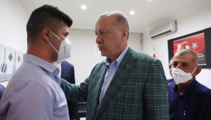 Cumhurbaşkanı Erdoğan’dan Şahin Akdemir'in ailesine taziye ziyareti