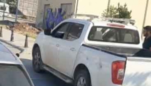 Fethiye'de Trafik Magandaları Dubayı Söküp Kamyonetini Bisiklet Yolundan Geçirdi