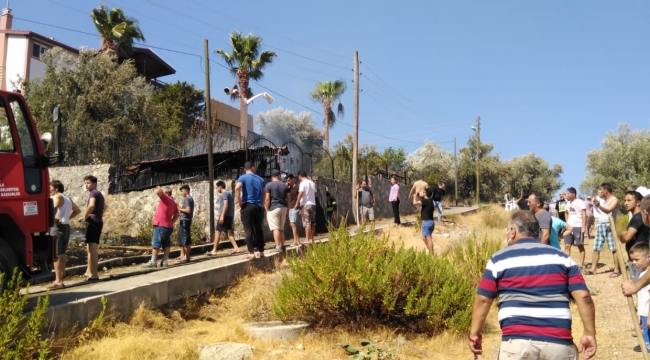 Fethiye Karapınar mevkiinde yangın çıktı