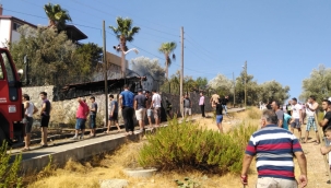 Fethiye Karapınar mevkiinde yangın çıktı