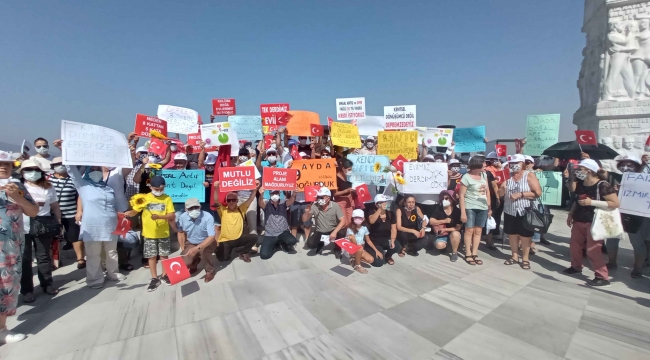 İzmirli depremzedelerden 'emsal artışı' eylemi
