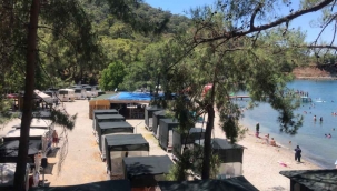 Kısıtlamasız İlk Pazar Gününde 'Büyük Samanlık Plajında' Hareketlilik Yaşandı