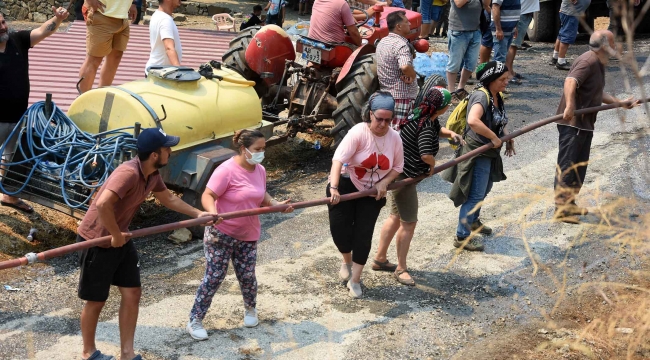Köyceğiz’de yangın seferberliği