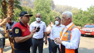 Marmaris’te ilk belirlemelere göre 1 fabrika, 27 ev ve 1 araç yandı