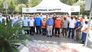 Marmaris’te kadrolu işçilere yüzde 14.55 zam