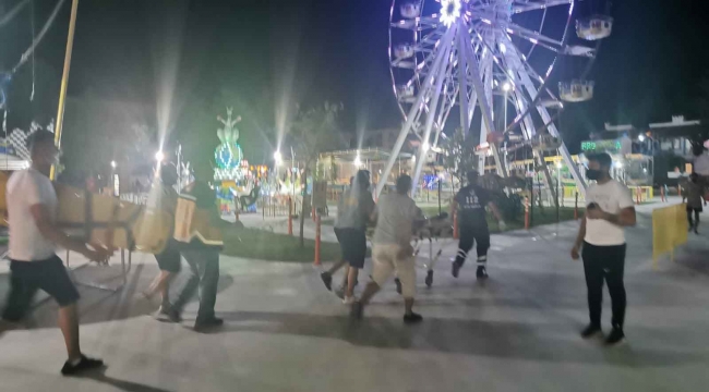 Marmaris'te lunaparkta pompalı tüfek dehşeti