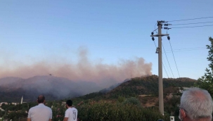 Marmaris’teki orman yangını devam ediyor