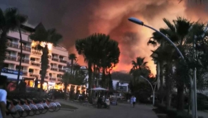 Marmaris'teki yangında bir kişi hayatını kaybetti