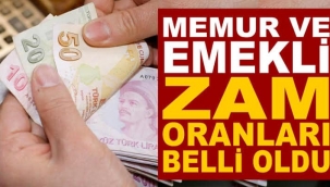 Memur ve Emekli Zam Oranı Belli Oldu
