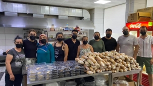 Ortaca’lı esnaflardan yangın bölgesine destek