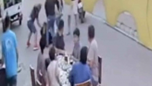 Restoranı ringe çevirdiler, bir kişiyi öldüresiye dövdüler