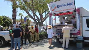 Şehit ormancı için lokma hayrı yapıldı