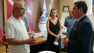 Tülov Vakfı'dan Bodrum Belediye Başkanı Aras’a ziyaret