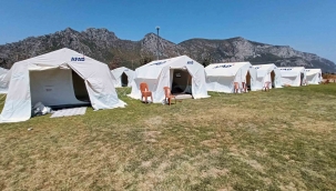 AFAD’dan Milas’ta yangınzedeler için çadır