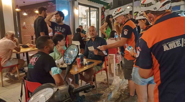 Arama kurtarma ekibi MAG/AME-SAR vatandaşları afetlere karşı uyardı