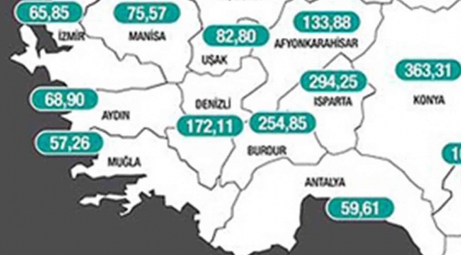 Aşılama rekoru kıran Muğla, en az vakanın görüldüğü il oldu