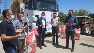 Bilecikli çiftçilerden Milaslı çiftçilere yardım eli