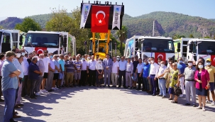 Fethiye Belediyesi araç filosuna 38 adet yeni araç kattı
