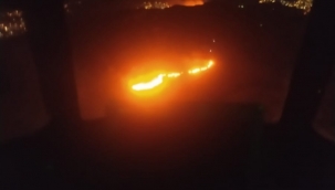 Gece 4 helikopter devreye girdi, Bodrum'da yangın kontrol altına alındı